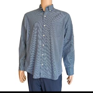IZOD & Banana Republic Bundchen 2pcs Mens Blue & pink Checkered Shirt